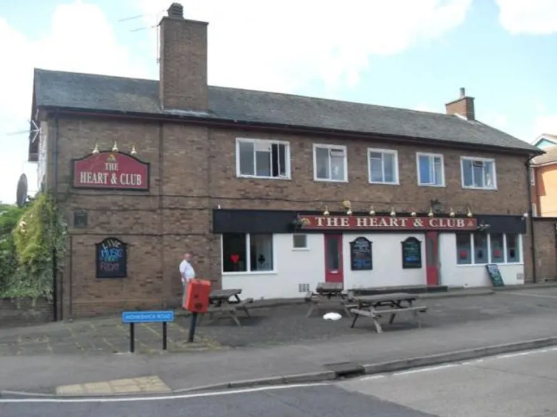 The Heart and Club public house, side frontage